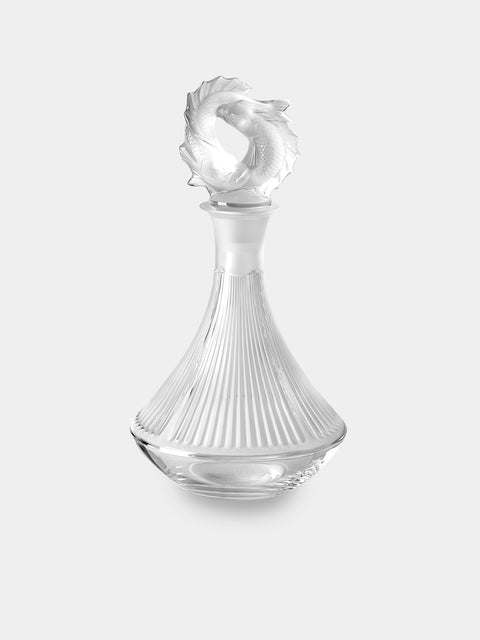 Lalique - Poissions No. 2 Crystal Decanter - Clear - ABASK - 