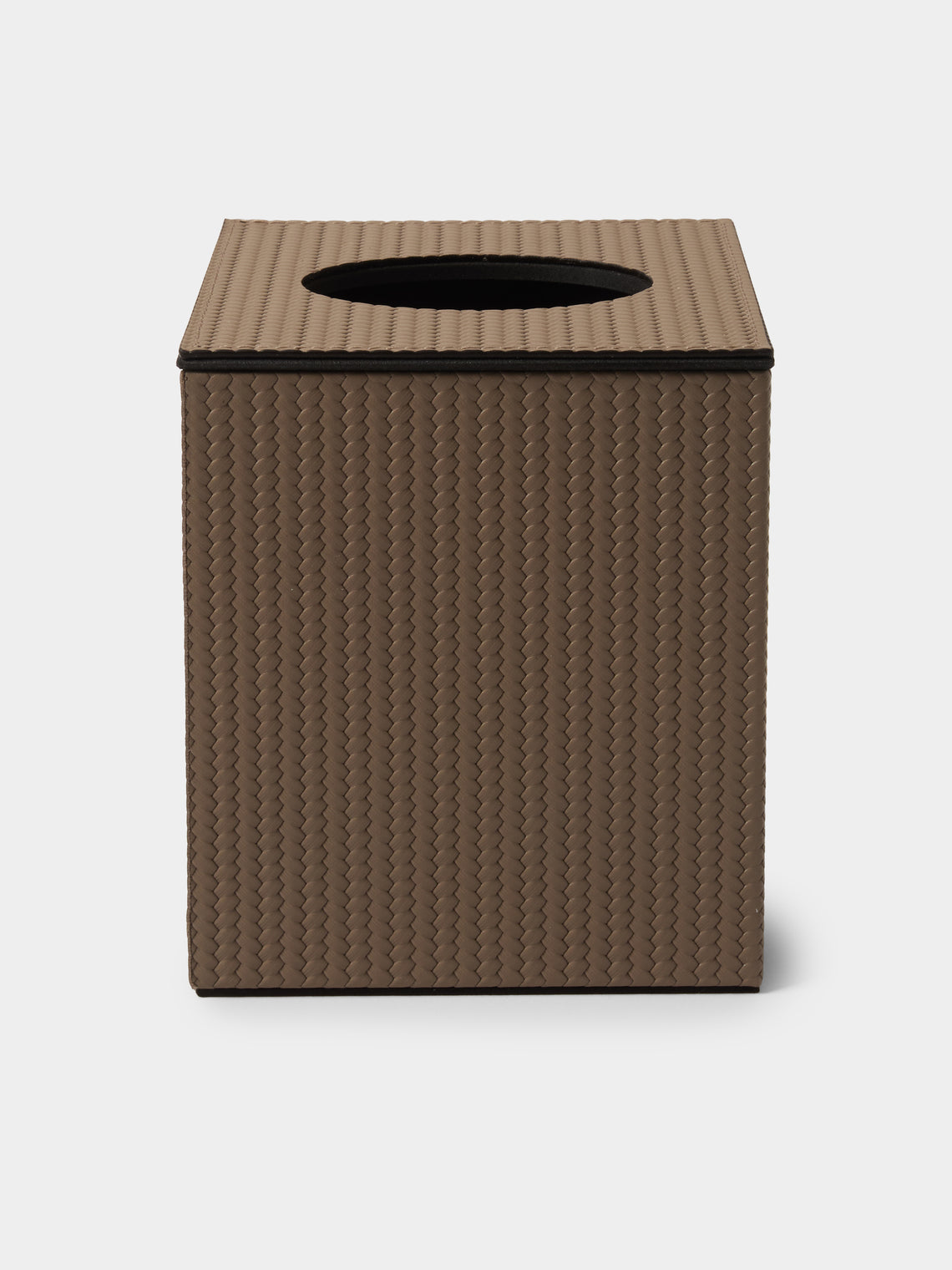 Pinetti - Leather Magnetic Tissue Box - Taupe - ABASK - 