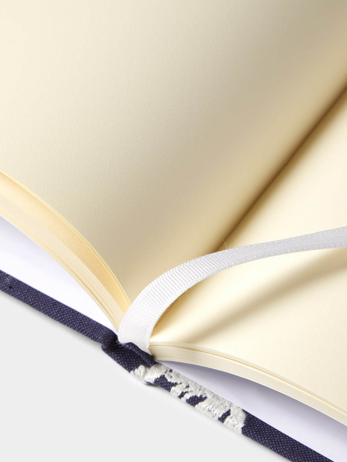 Cosmo Embroidered Linen Guest Book