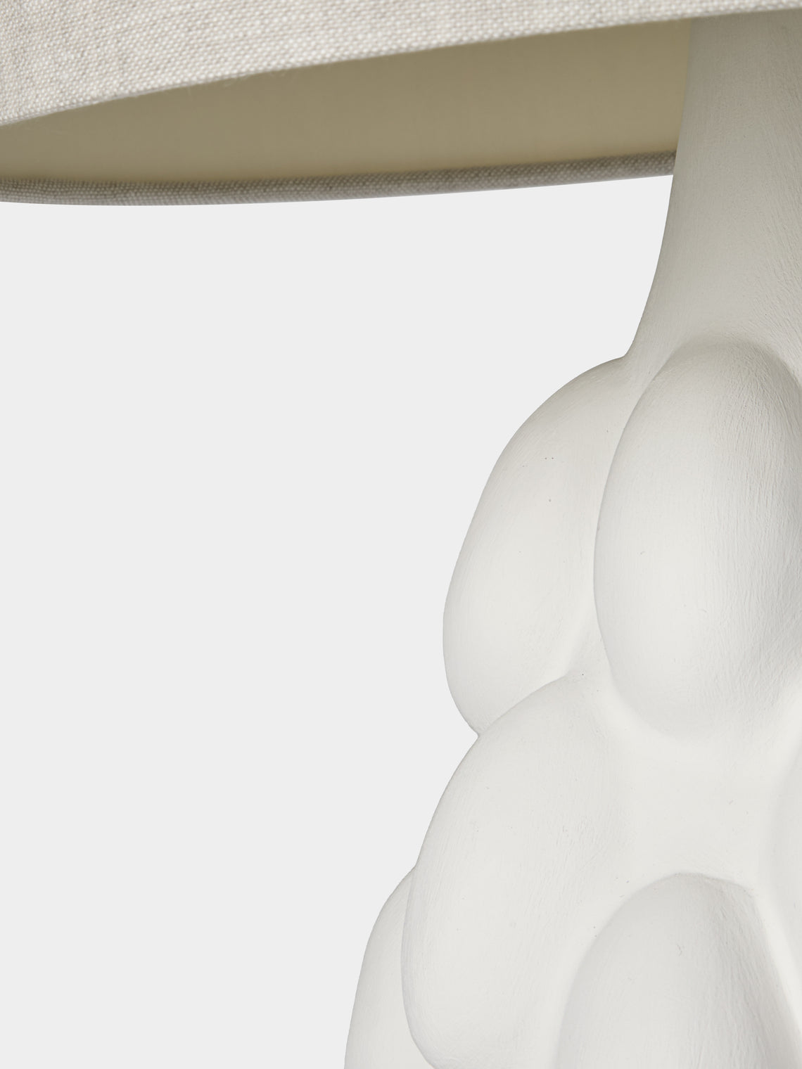 Legato Studio - Pomona Hand-Cast Composite Table Lamp - Ivory - ABASK