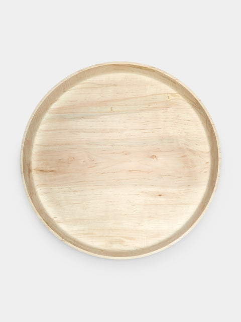 Abigail Castaneda - Wood Deep Tray - Light Brown - ABASK - 