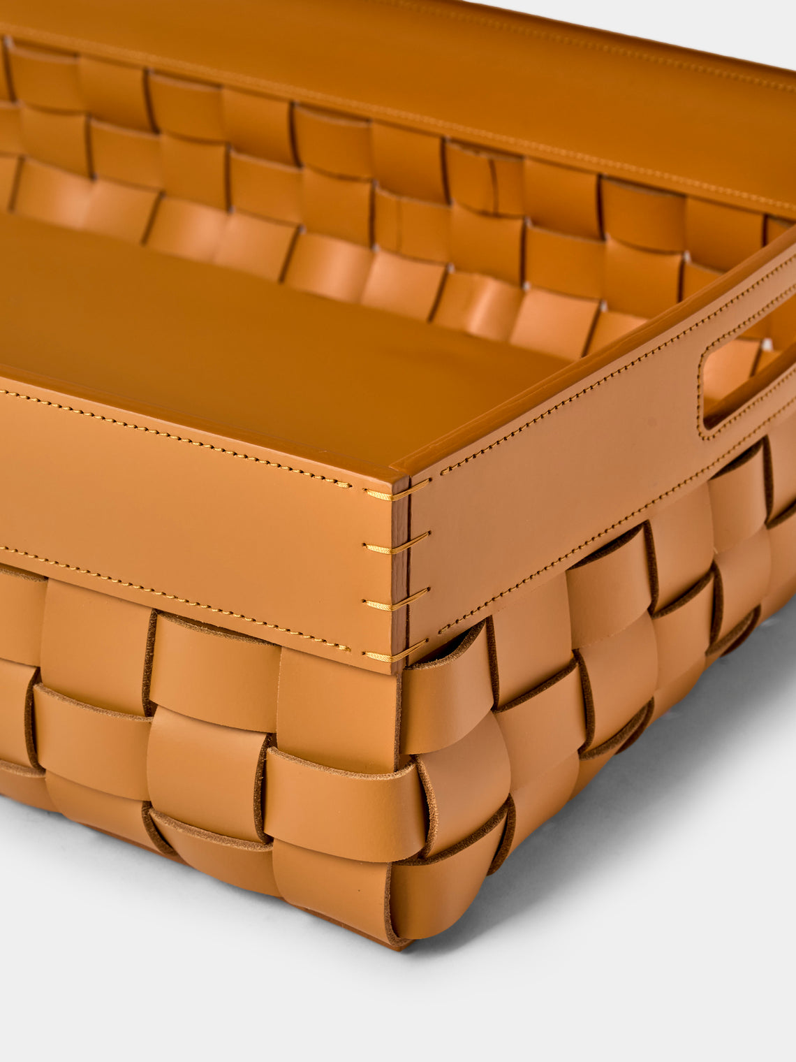 Riviere - Barcelona Water-Resistant Leather Large Basket - Tan - ABASK