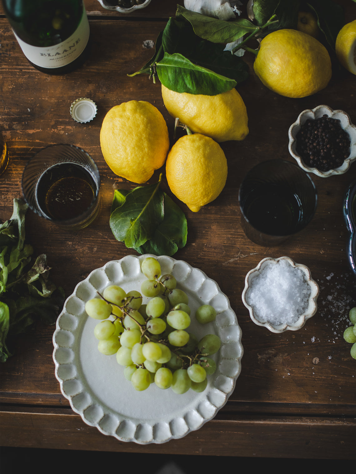 Kaneko Kohyo - Coco Ceramic Dessert / Salad Plates – 8in/20cm (Set of 4) - White - ABASK