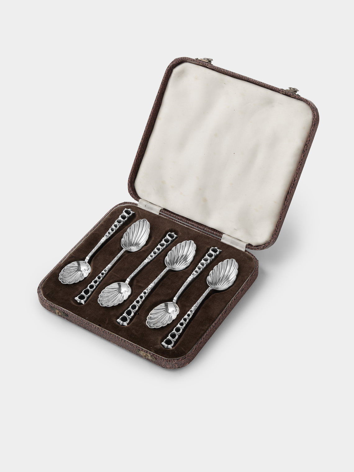 Antique and Vintage - 1898 British Chester Sterling Silver Teaspoons (Set of 6) - Silver - ABASK - 