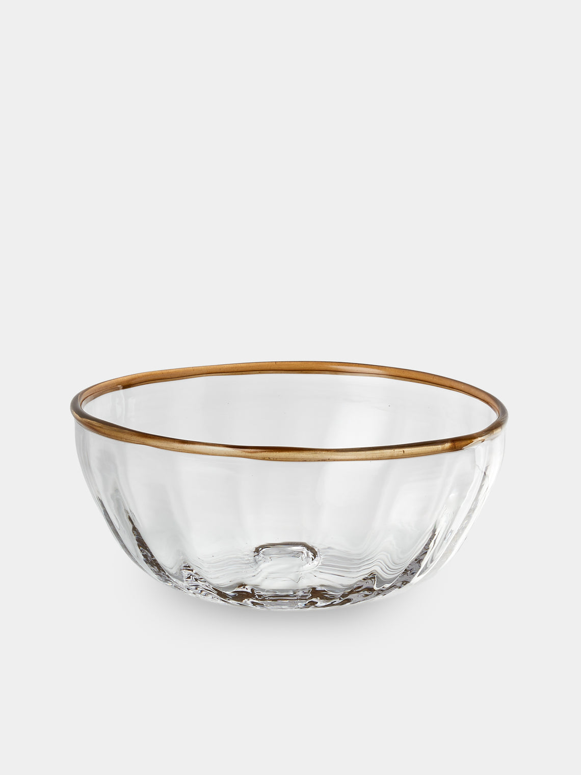 Akua Objects - Peter Hand-Blown Crystal Dessert Bowls (Set of 4) - Clear - ABASK