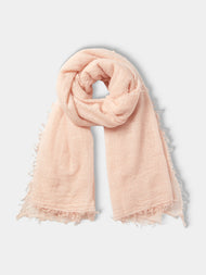 Frenckenberger - Woven Cashmere Medium Scarf - Pink - ABASK - 