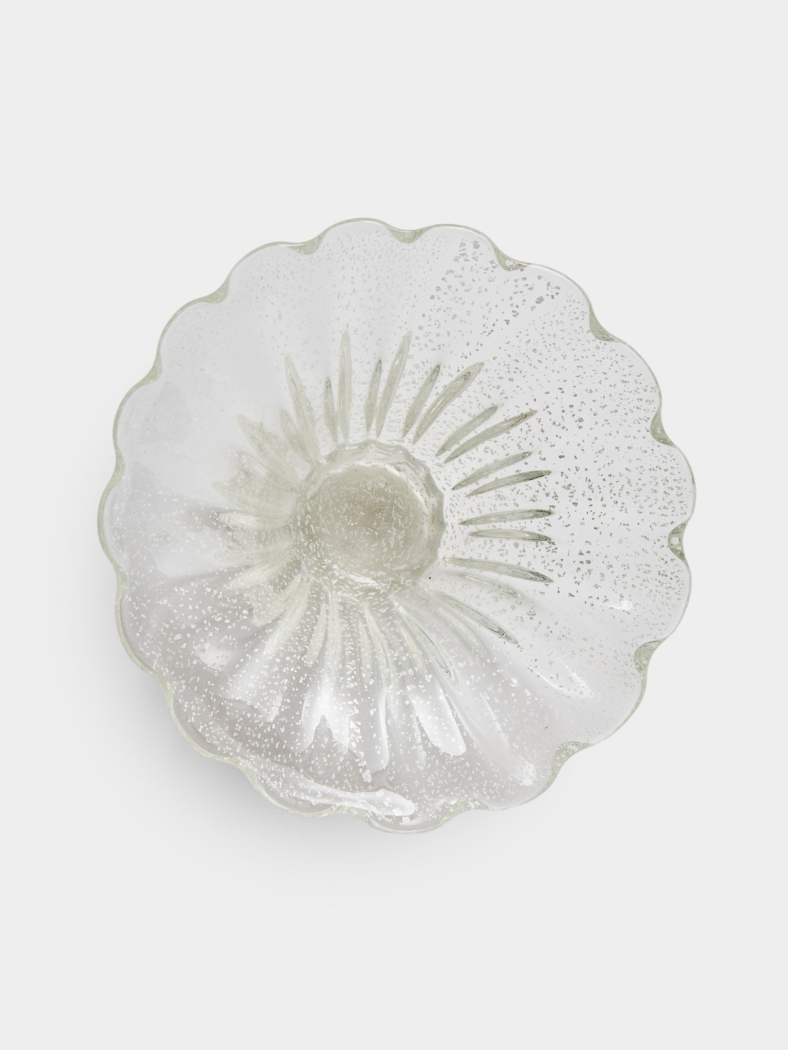 Antique and Vintage - 1980s Murano Glass Bowl - Clear - ABASK