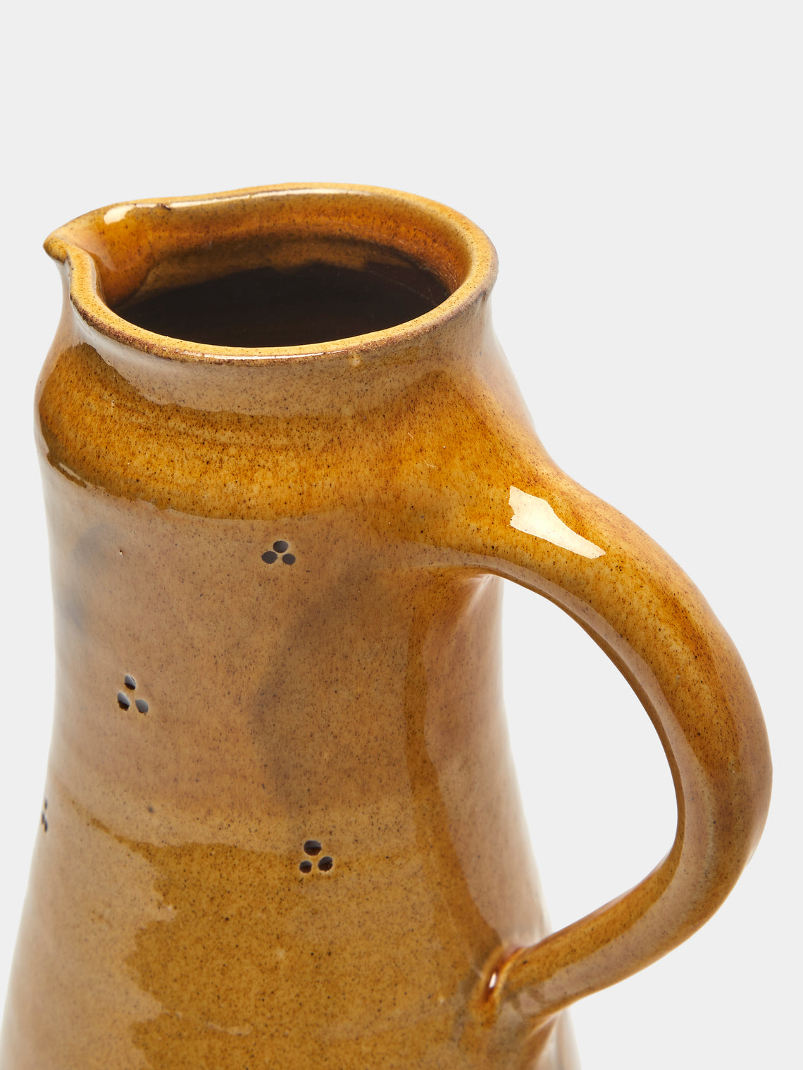Neville Tatham - Slipware Large Jug - Yellow - ABASK