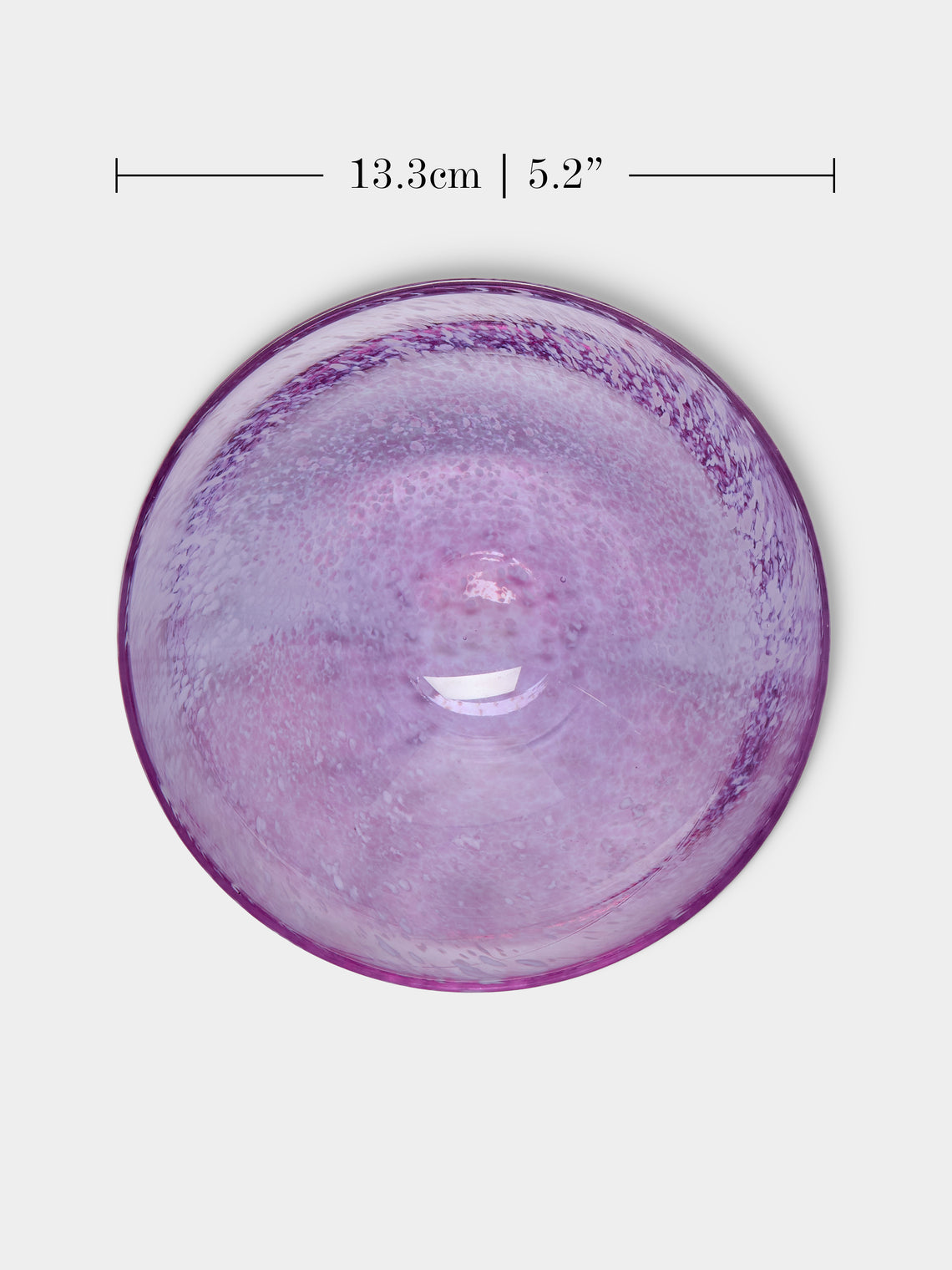 Antique and Vintage - Mid-Century Glass Bowl - Purple - ABASK