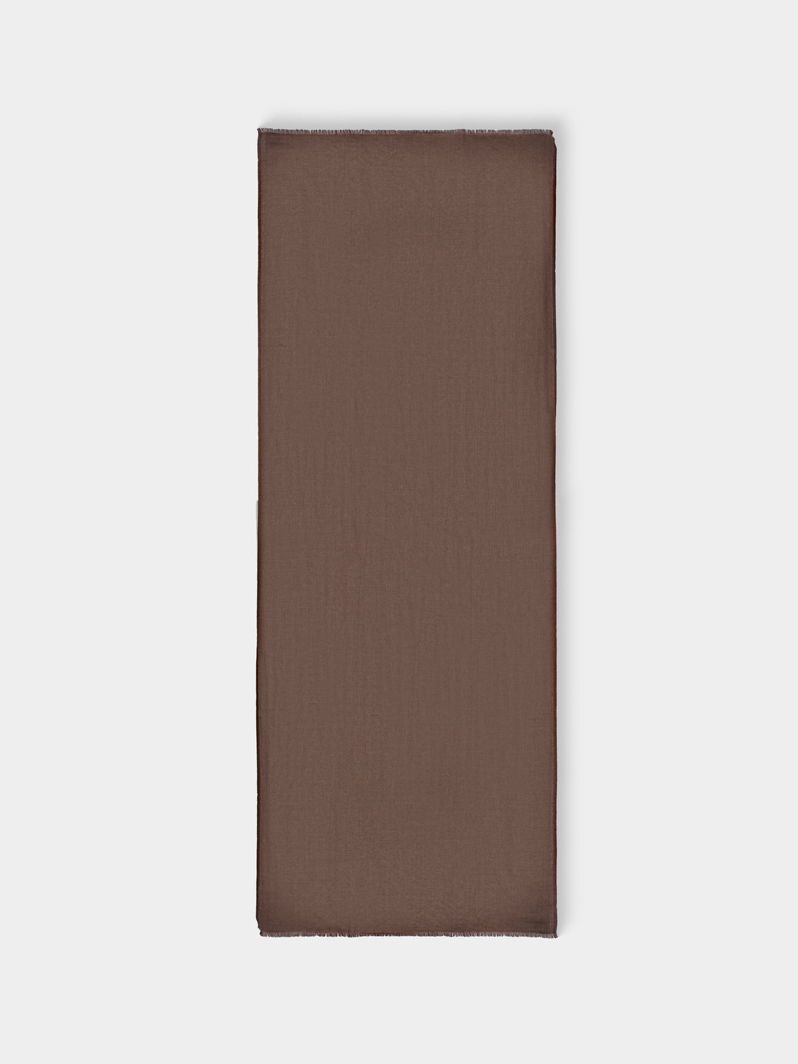Denis Colomb - Kiri Cashmere Scarf (78.5in/2m) - Brown - ABASK