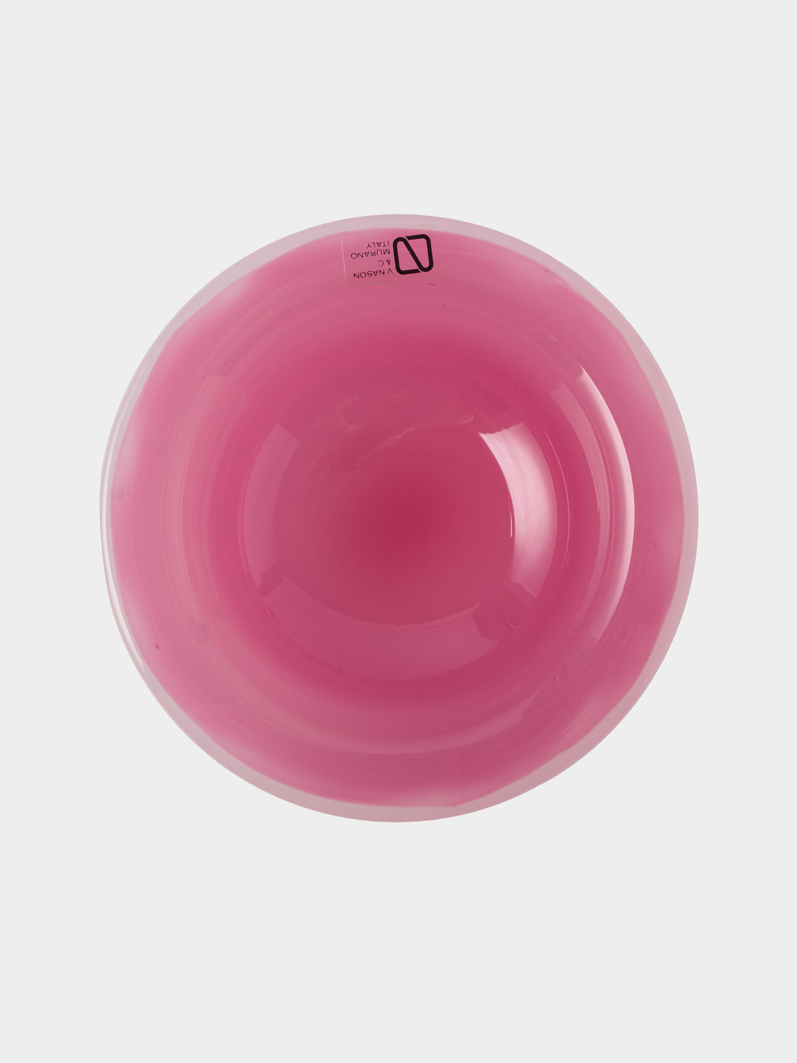 Antique and Vintage - 1970s NasonMoretti Murano Glass Bowl - Pink - ABASK