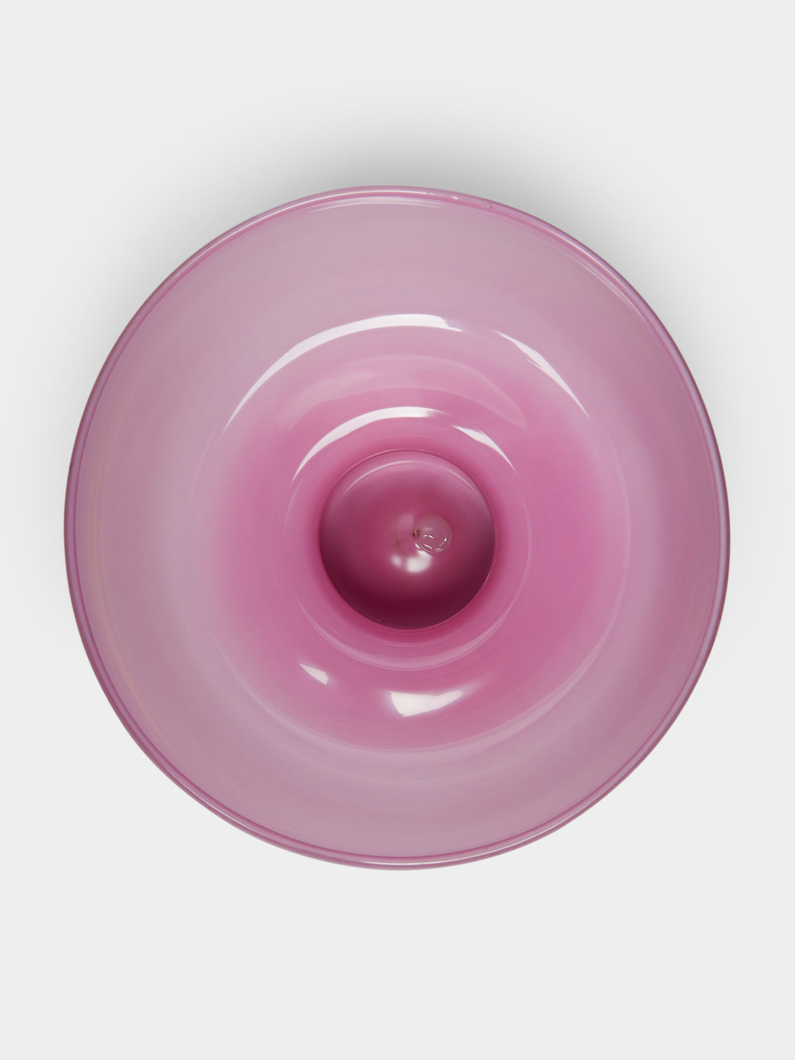 Pierrot Doremus - Hand-Blown Glass Ice Cream Bowls (Set of 4) - Pink - ABASK