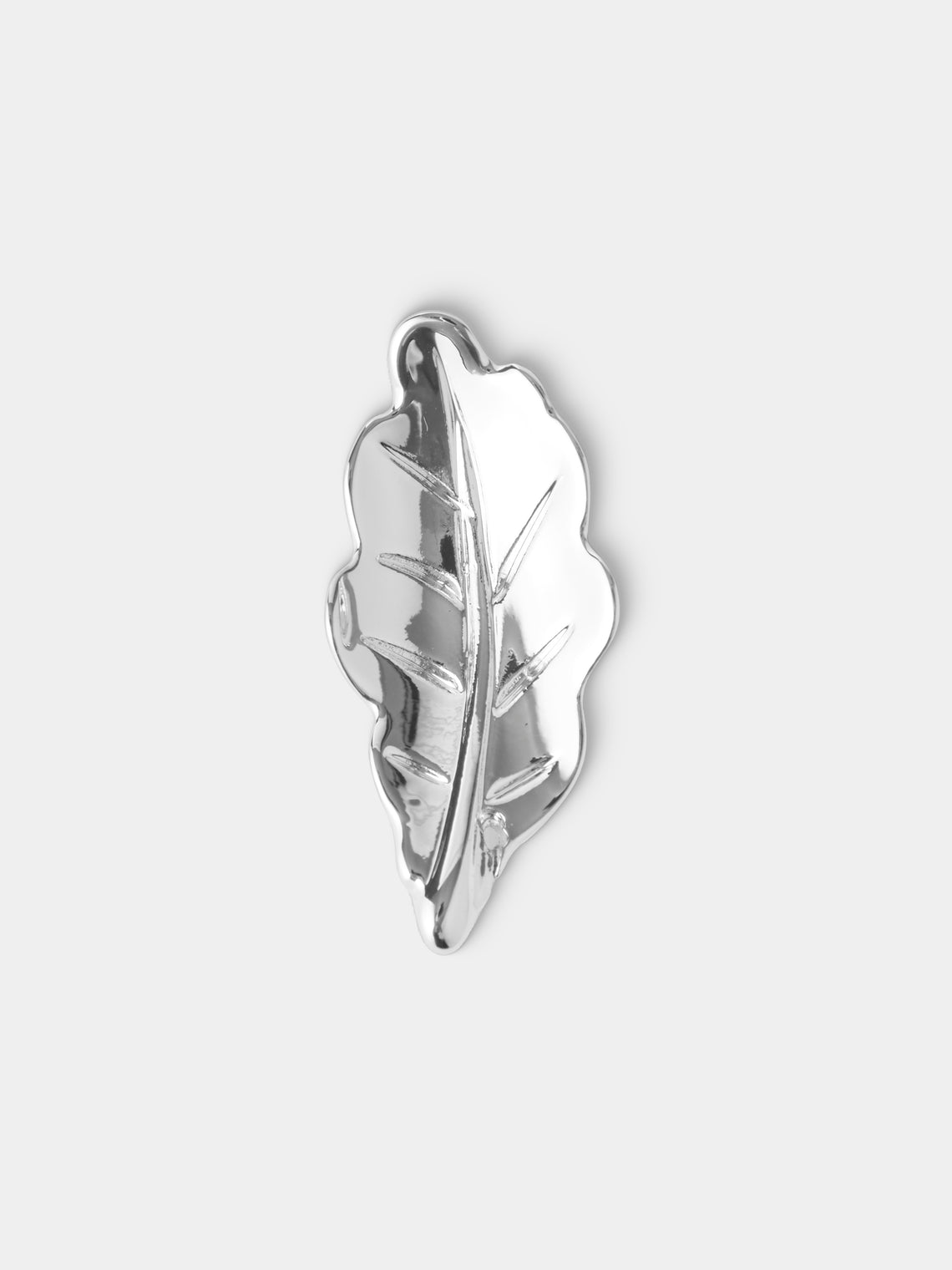 Ercuis - | Set of 6 | Leaf Silver-Plated Place Card Holders - Silver - ABASK