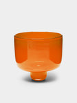 Pierrot Doremus - | Set of 4 | Hand-Blown Glass Ice Cream Bowls - Orange - ABASK - 