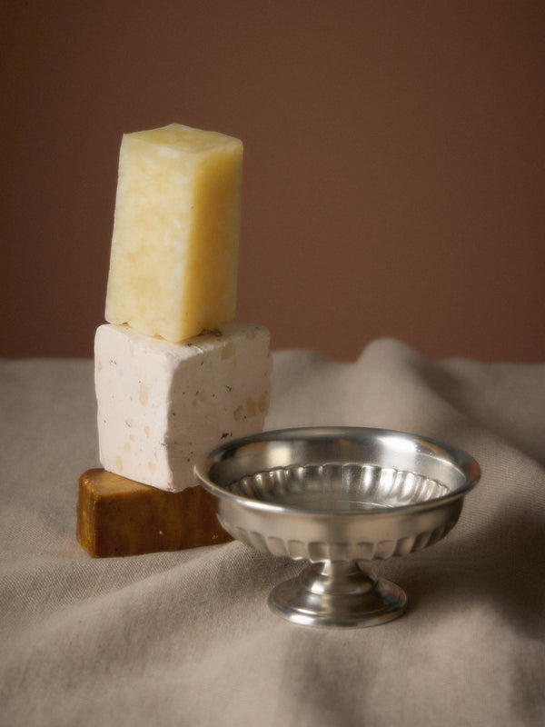 Cosi Tabellini - Impero Pewter Soap Dish - Silver - ABASK