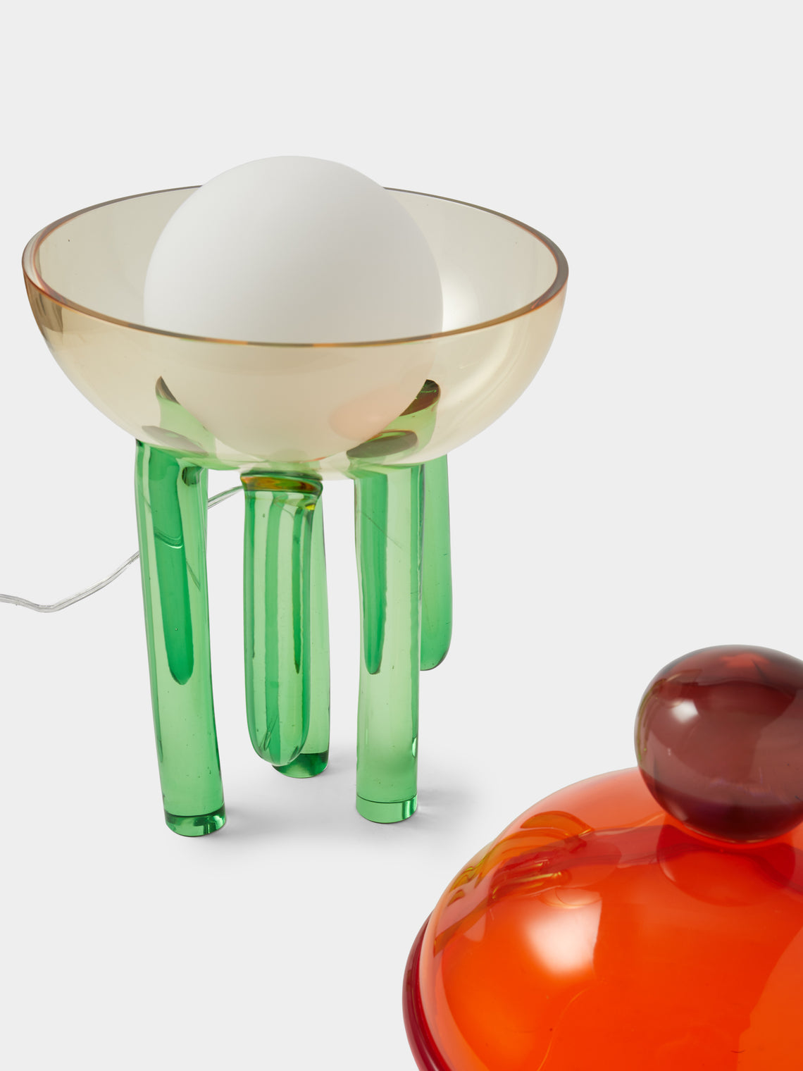 Kickie Chudikova - Pulpopolis Cyanea Hand-Blown Murano Glass Wired Table Lamp - Multiple - ABASK