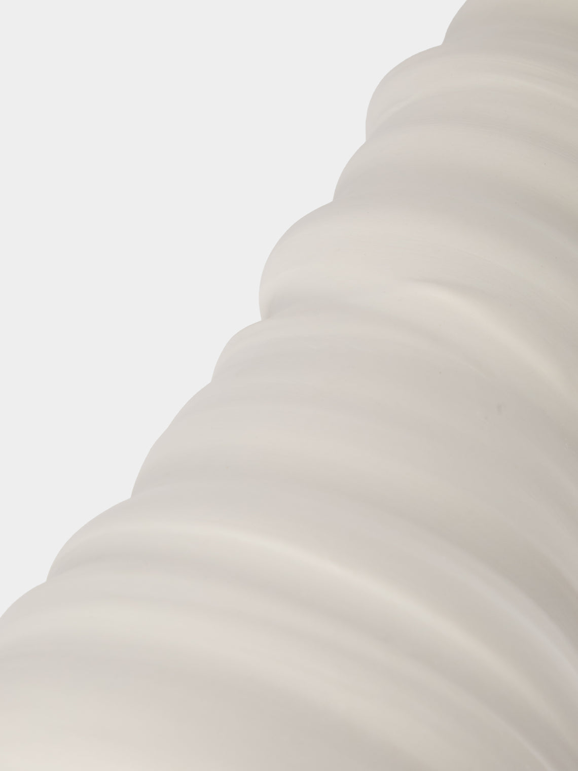 Johanne Coker - No. 8 Hand-Thrown Porcelain Vase (18in/46cm) - White - ABASK