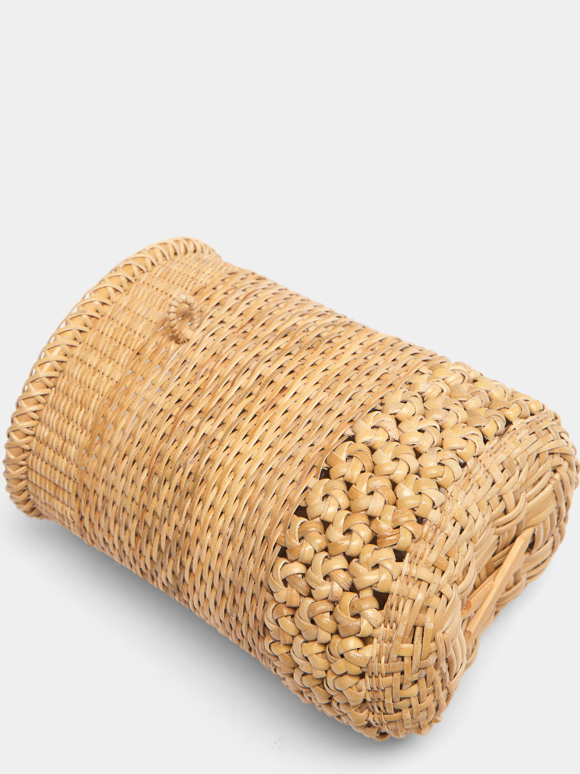 Junpei Kawaguchi - Hand-Braided Rattan Flower Basket - Brown - ABASK