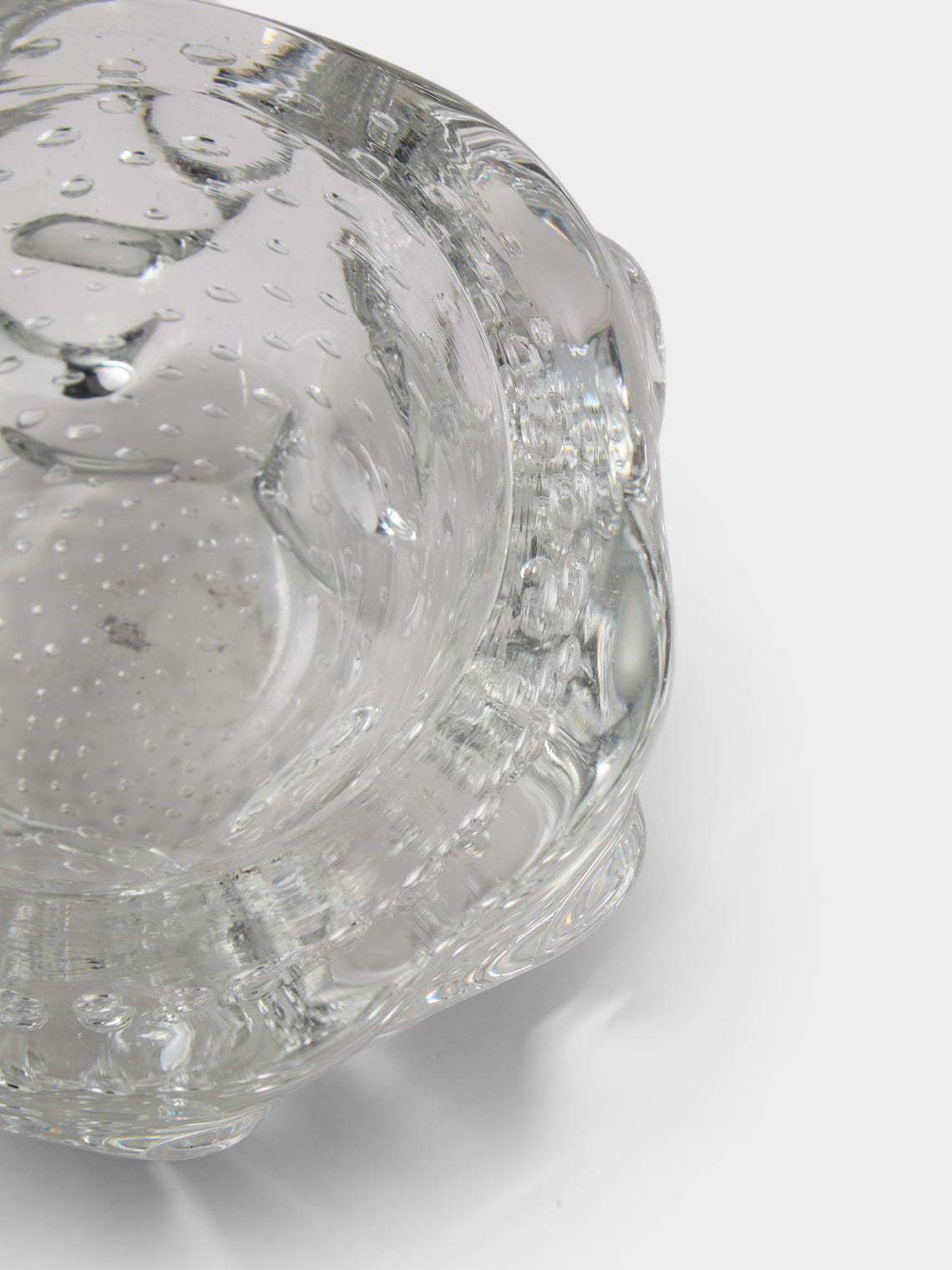 Antique and Vintage - 1960s Barovier & Toso Glass Trinket Bowl - Clear - ABASK