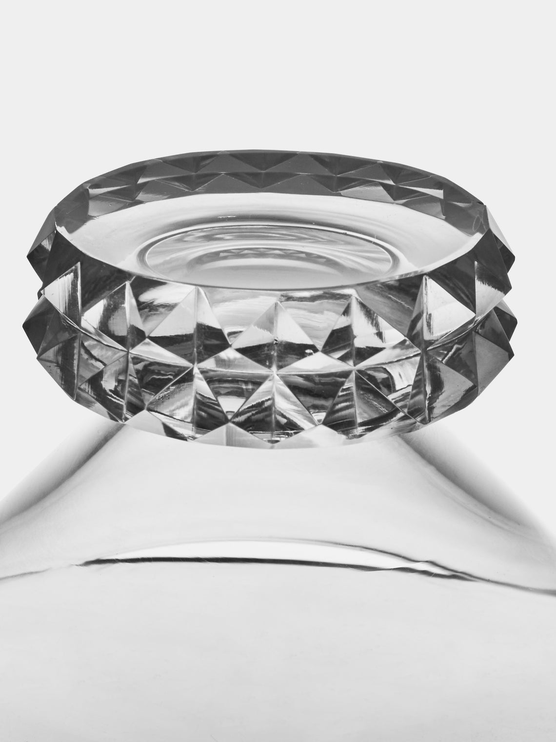 Antique and Vintage - 20th-Century Saint Louis Crystal Carafe with Coupes (Set of 11) - Clear - ABASK