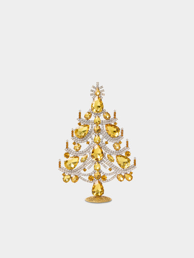 ABASK Decorations - Charming Czech Crystal Tree - Yellow - ABASK - 