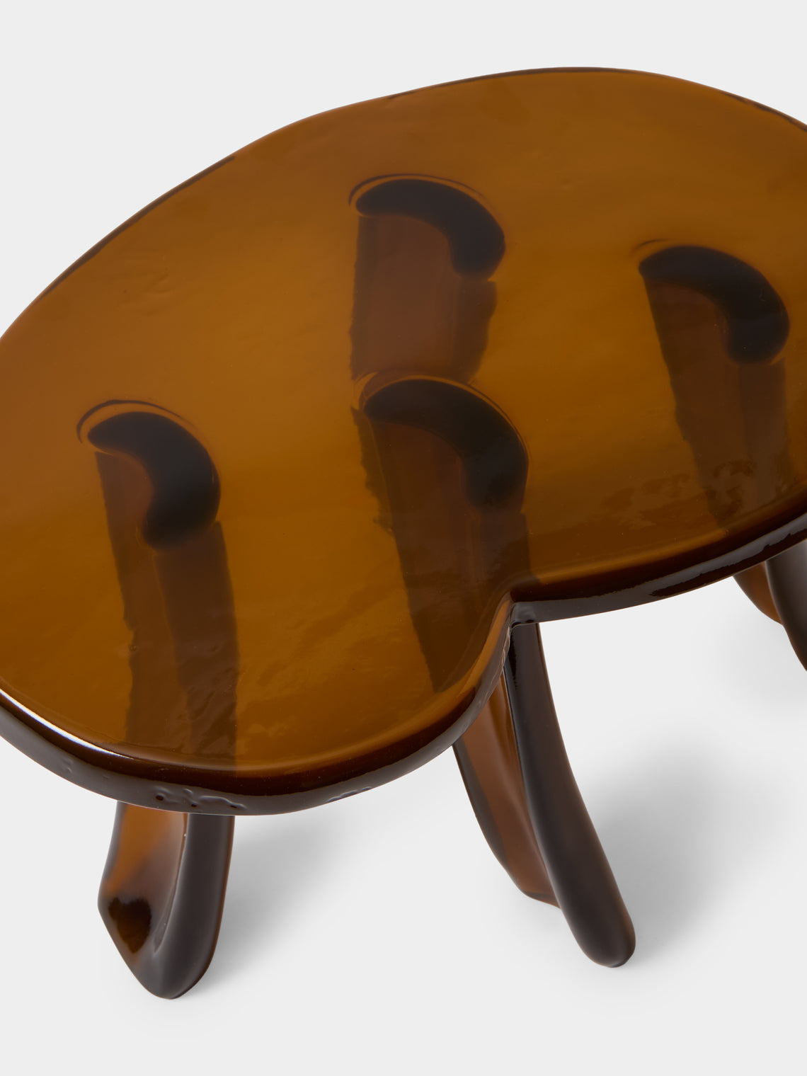 Szymon Keller - Lung Resin Low Table (18in/46cm) - Brown - ABASK