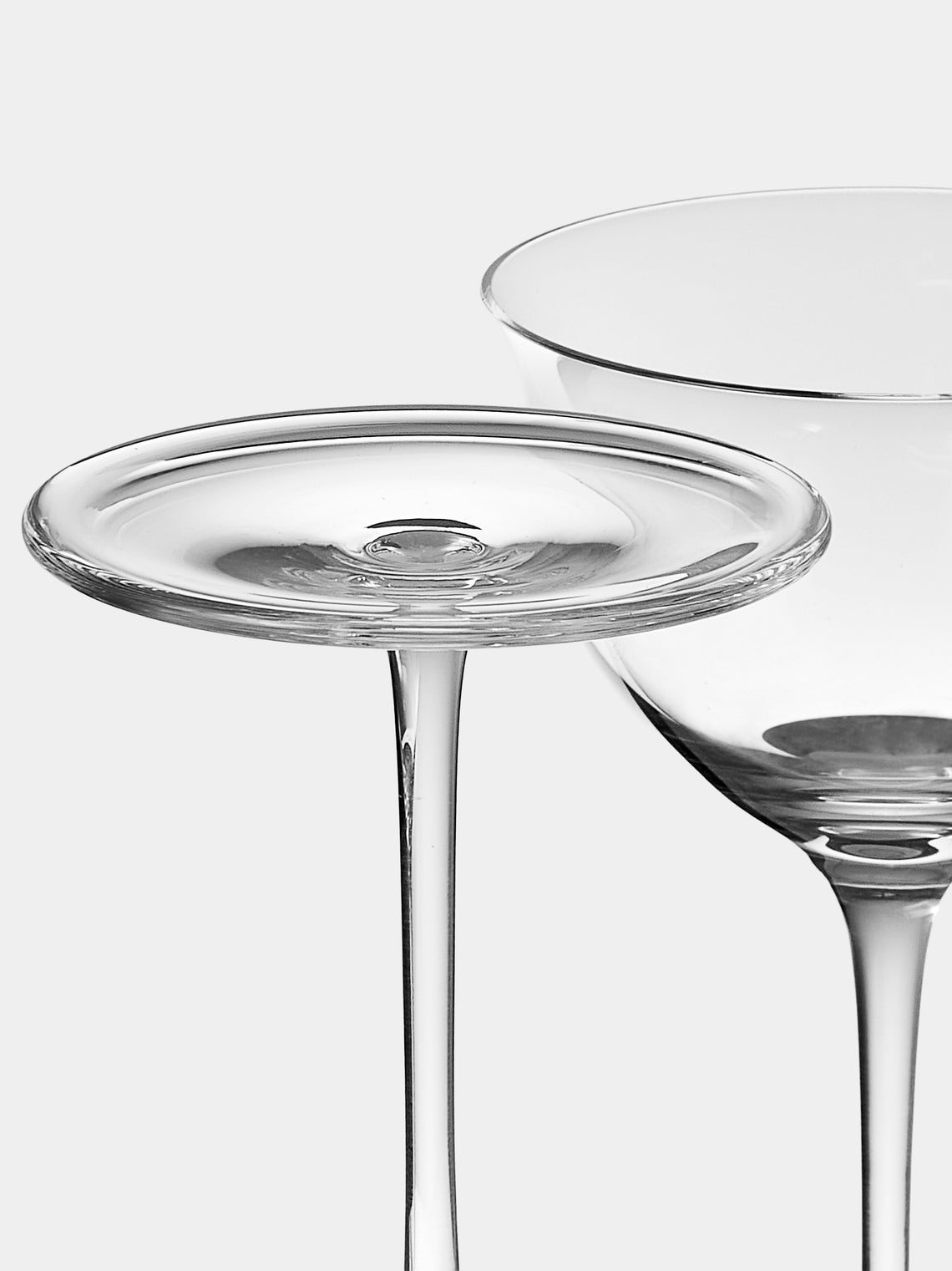 Lobmeyr - | Set of 2 | Patrician Crystal Liqueur Glasses - Clear - ABASK