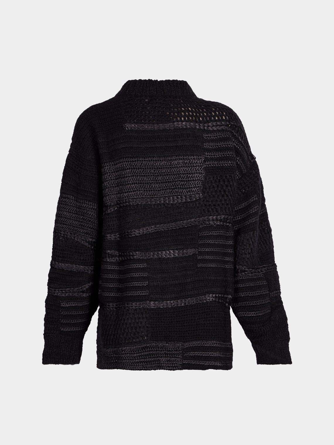 Heirlome - Vida Silk and Cashmere-Blend Sweater | Size: S - Black - ABASK