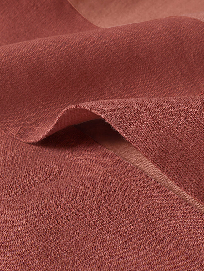 Borgo delle Tovaglie - Bauhaus Linen Rectangular Tablecloth - Orange - ABASK