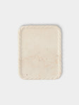 Anastasio Home - Juliet Marble Tray (9.5in/24cm) - White - ABASK - 