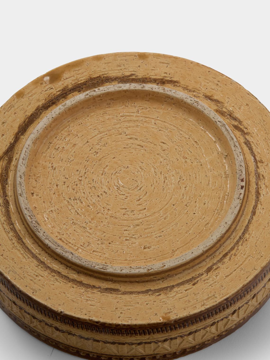 Antique and Vintage - 1960s Bitossi Sahara Ceramic Bowl - Beige - ABASK