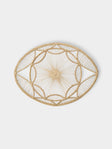 Artesanías del Atlántico - | Set of 4 | Loto Handwoven Palm Oval Placemats - Natural - ABASK - 