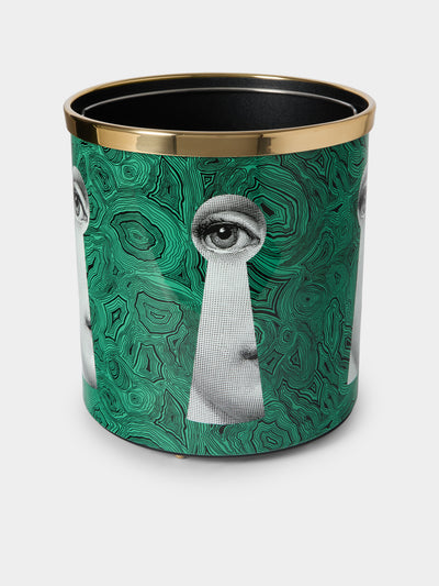 Fornasetti - Serratura Iron Wastepaper Bin - Multiple - ABASK - 