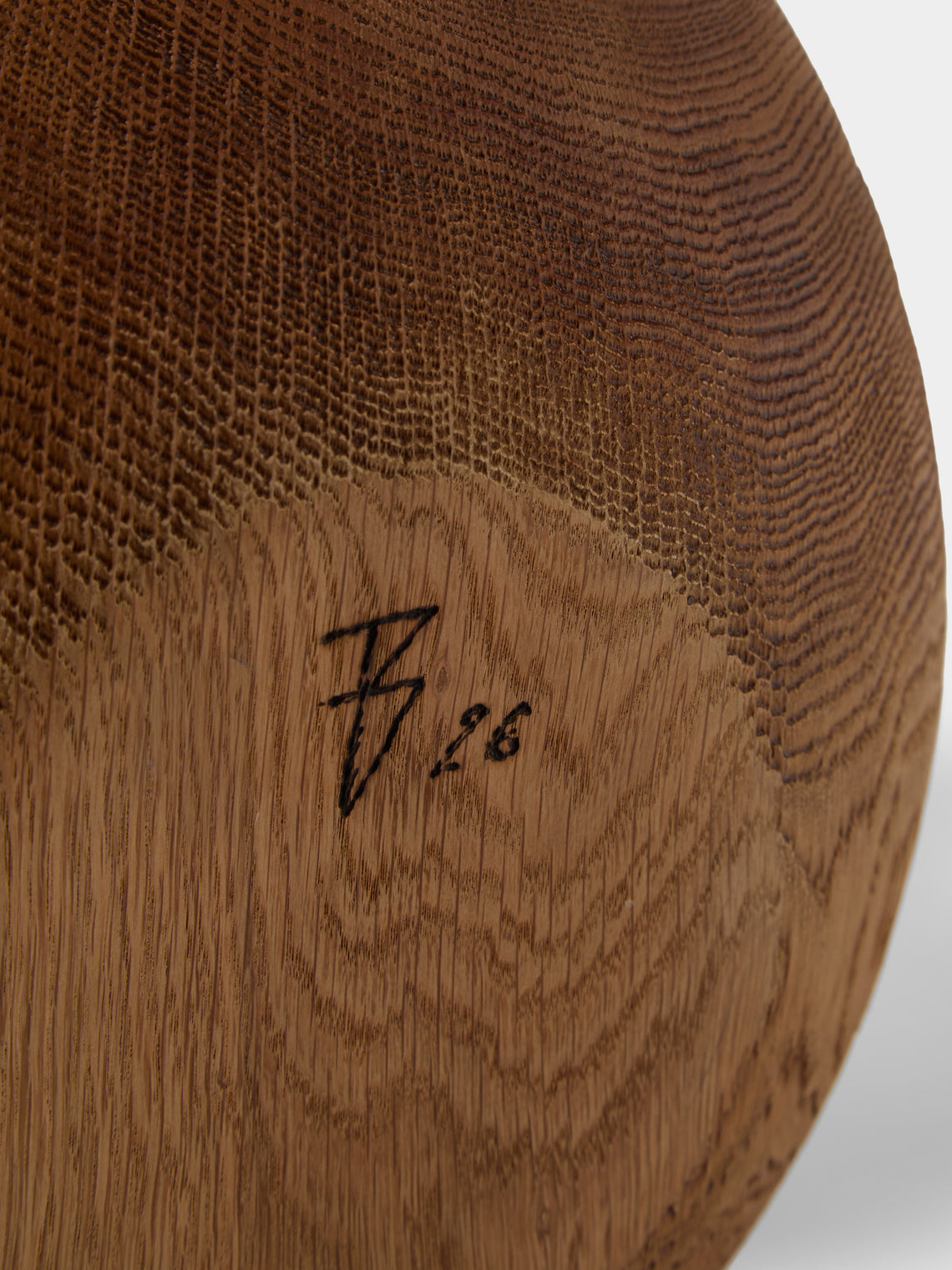 Friedemann Buehler - Hand-Turned Oak Bowl - Brown - ABASK