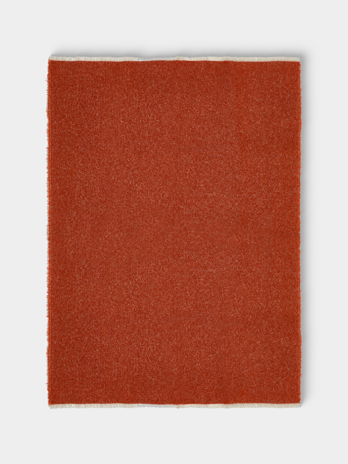 Alonpi - Peaks Cashmere and Silk Throw (78.5in/2m) - Orange - ABASK - 
