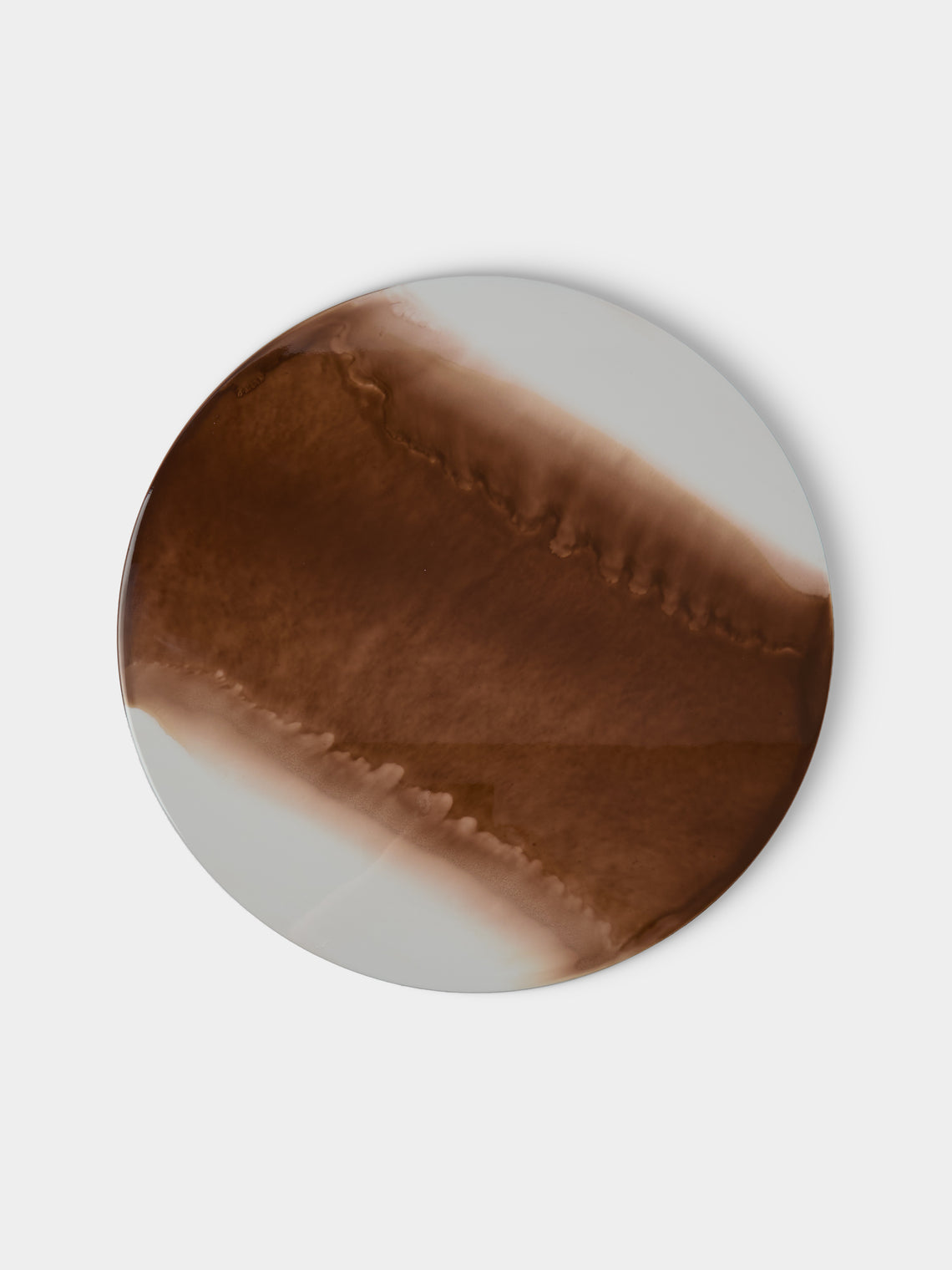 MAAR Design - | Set of 4 | Terra Hand-Painted Lacquered Placemats - Brown - ABASK
