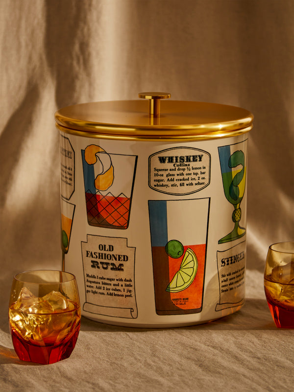 Fornasetti - Ricette Iron Ice Bucket - Multiple - ABASK