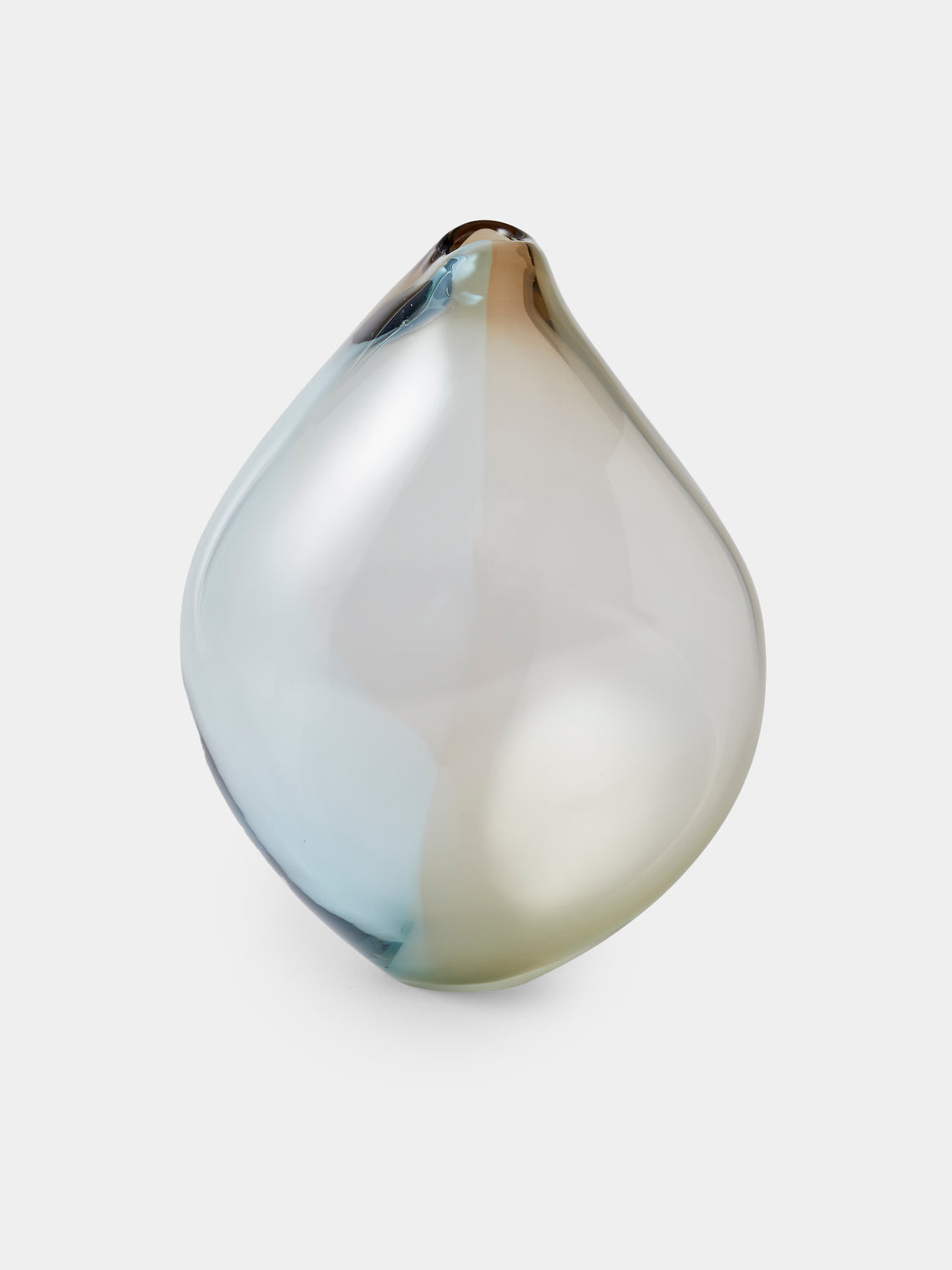 Michèle Oberdieck - Bronze Isaris Hand-Blown Glass Vase (12in/30cm) - Multiple - ABASK - 