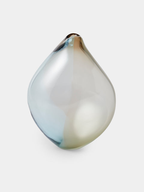 Michèle Oberdieck - Bronze Isaris Hand-Blown Glass Vase (12in/30cm) - Multiple - ABASK - 