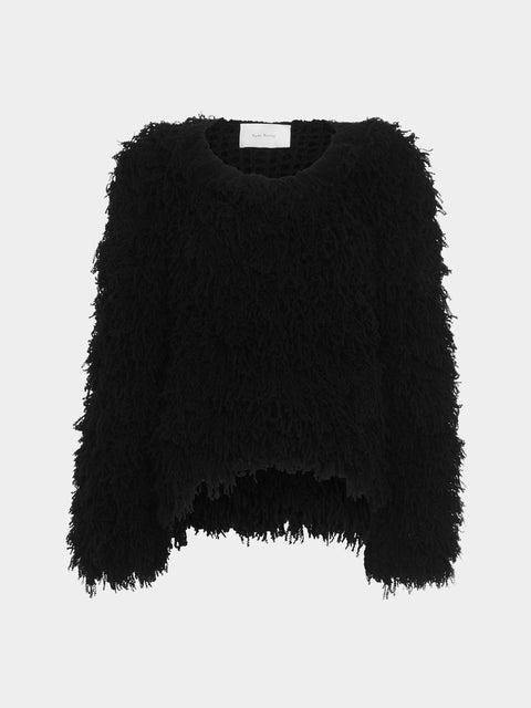 Ryan Roche - Furry Cashmere Cardigan -  - ABASK - 