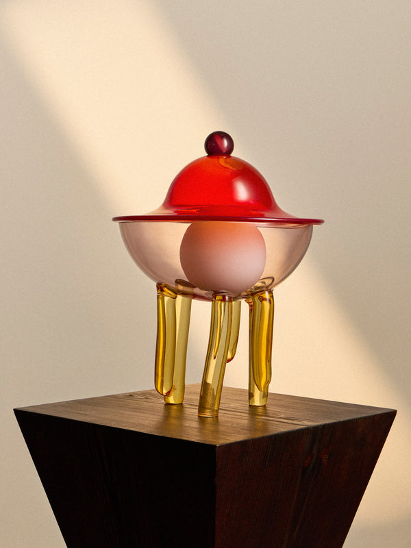 Kickie Chudikova - Pulpopolis Cyanea Hand-Blown Murano Glass Wired Table Lamp - Multiple - ABASK