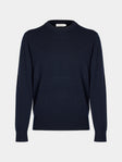Arch4 - Bene Baby Goat Cashmere Crew-Neck Sweater | Size: M - Navy - ABASK - 