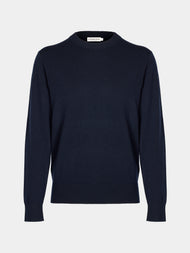 Arch4 - Bene Baby Goat Cashmere Crew-Neck Sweater | Size: M - Navy - ABASK - 