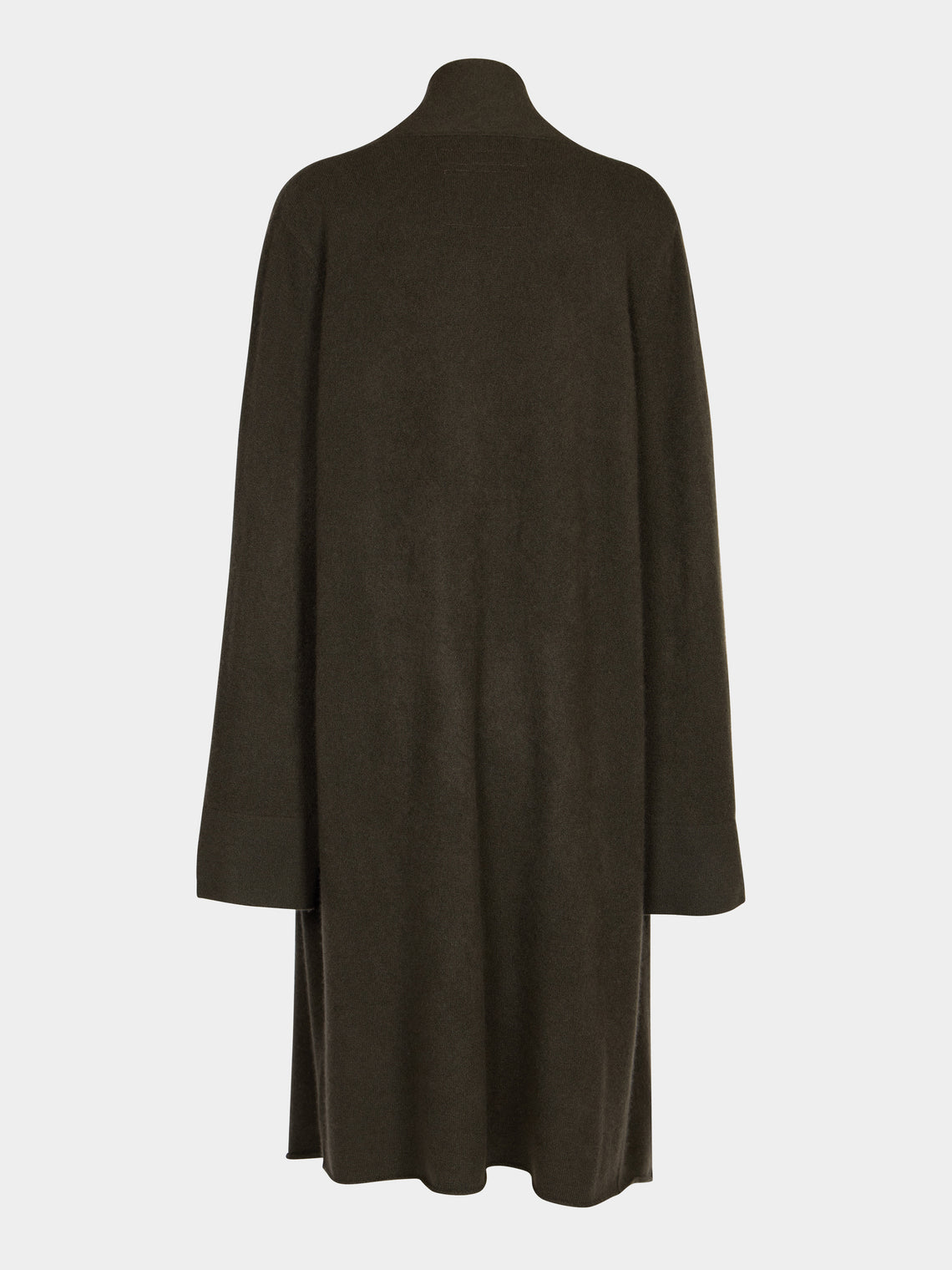 Frenckenberger - Cross Cashmere Long Cardigan - Dark brown - ABASK