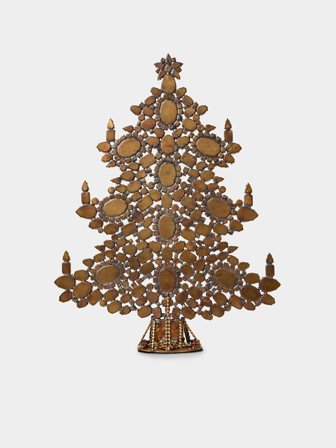 ABASK Decorations - Winter Czech Crystal Tree - Green - ABASK