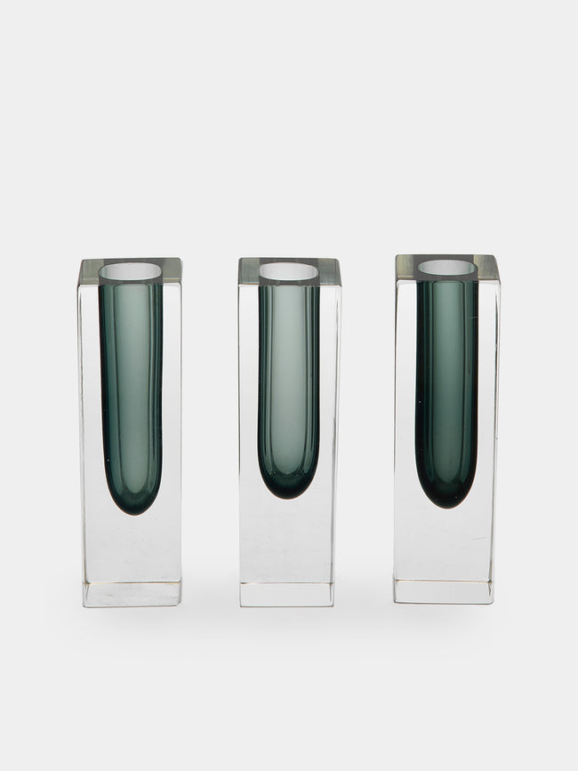 Antique and Vintage - 1970s Sommerso Murano Glass Bud Vases (Set of 3) -  - ABASK - 