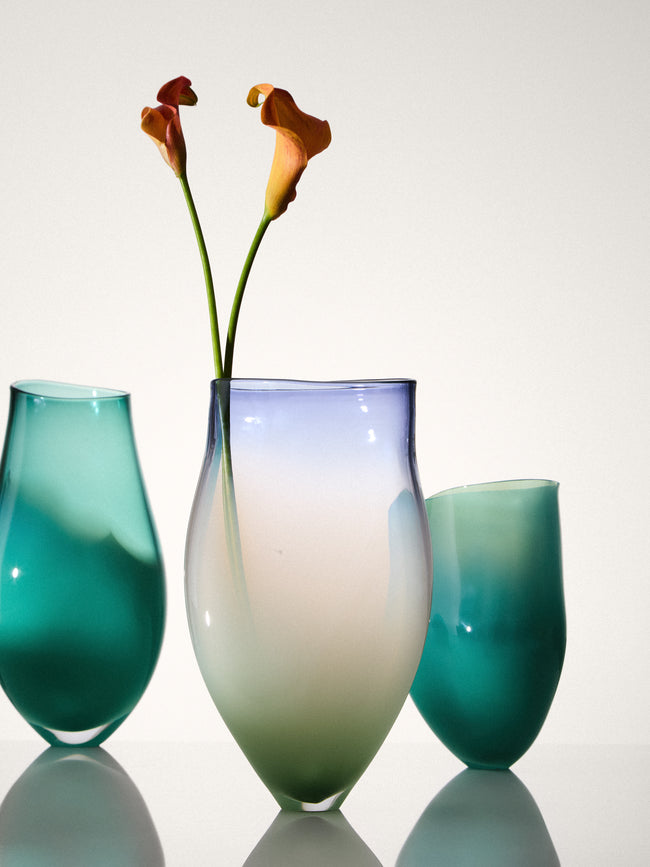 Michèle Oberdieck - Ostfriesia Distraction III Hand-Blown Glass Vase (12.5in/32cm) - Multiple - ABASK