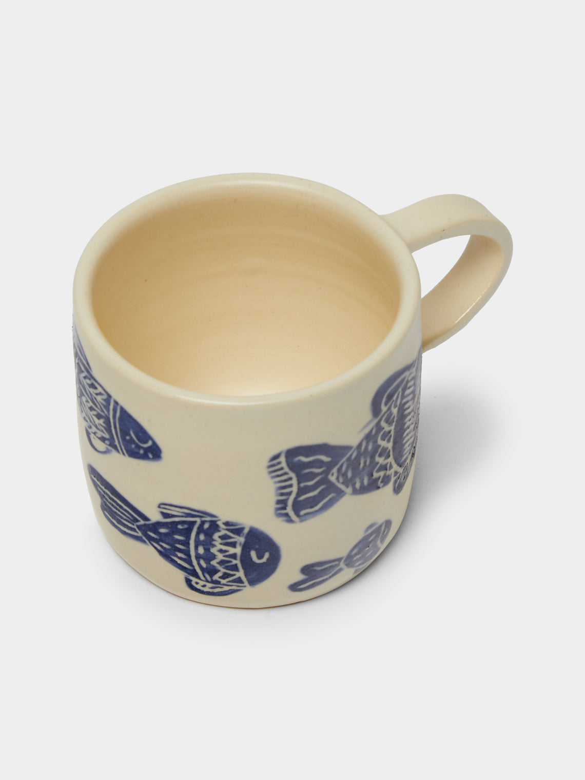 Azul Patagonia - Fish Hand-Painted Ceramic Mug -  - ABASK