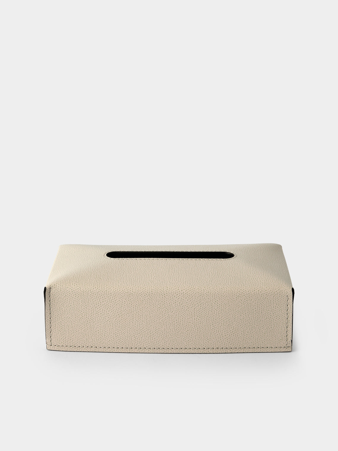 Giobagnara - Ready Leather Tissue Box - Light Gray - ABASK - 