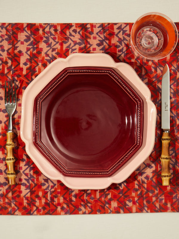 Maison Pichon Uzès - Louis XVI Hand-Glazed Ceramic Side Plates (Set of 4) -  - ABASK